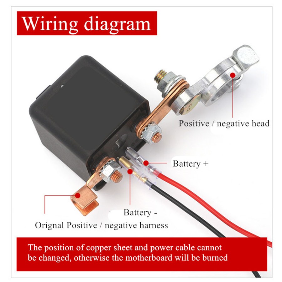 Car Battery Disconnect Cut Off Isolator Switches Wireless Remote Control 12V USA