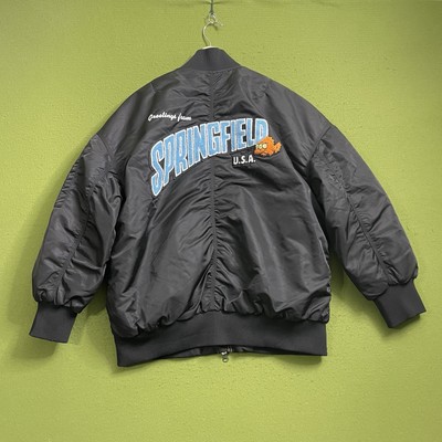 The Simpsons H&M Bomber Jacket Men's US XS / S Oversized Fit