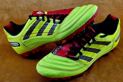 Adidas Predator X FG U43604 Elite Soccer Cleats Yellow Red Mens 7.5