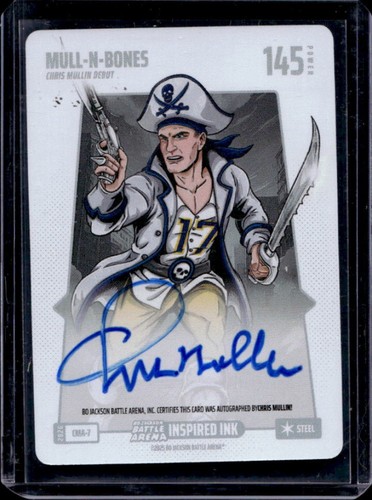 2026 Bo Jackson Battle Arena Mull Bones Inspired Ink Battlefoil Auto #CMA-7