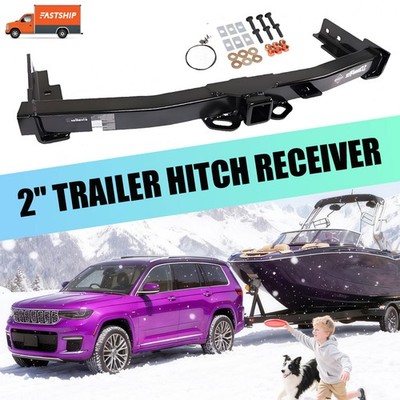 2'' Trailer Hitch Receiver For 2021-2026 Jeep Grand Cherokee L 3-ROW Class III