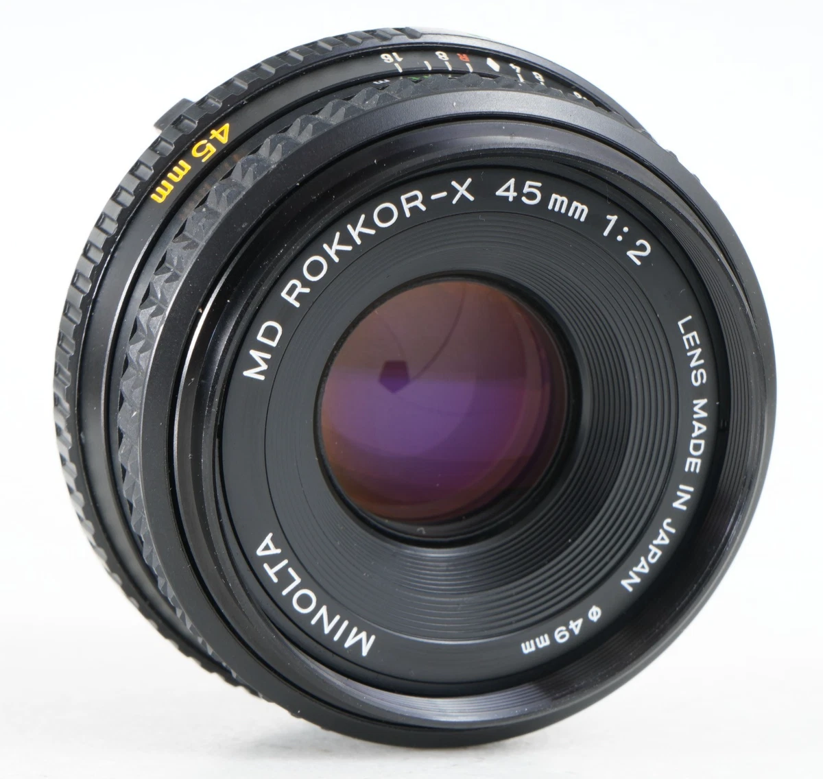 Minolta f/2 Camera Lenses 45mm Focal for sale - eBay