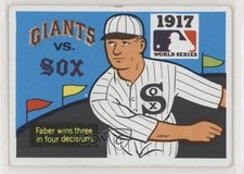 1971 Fleer Laughlin World Series Red Faber #15 HOF 08vo