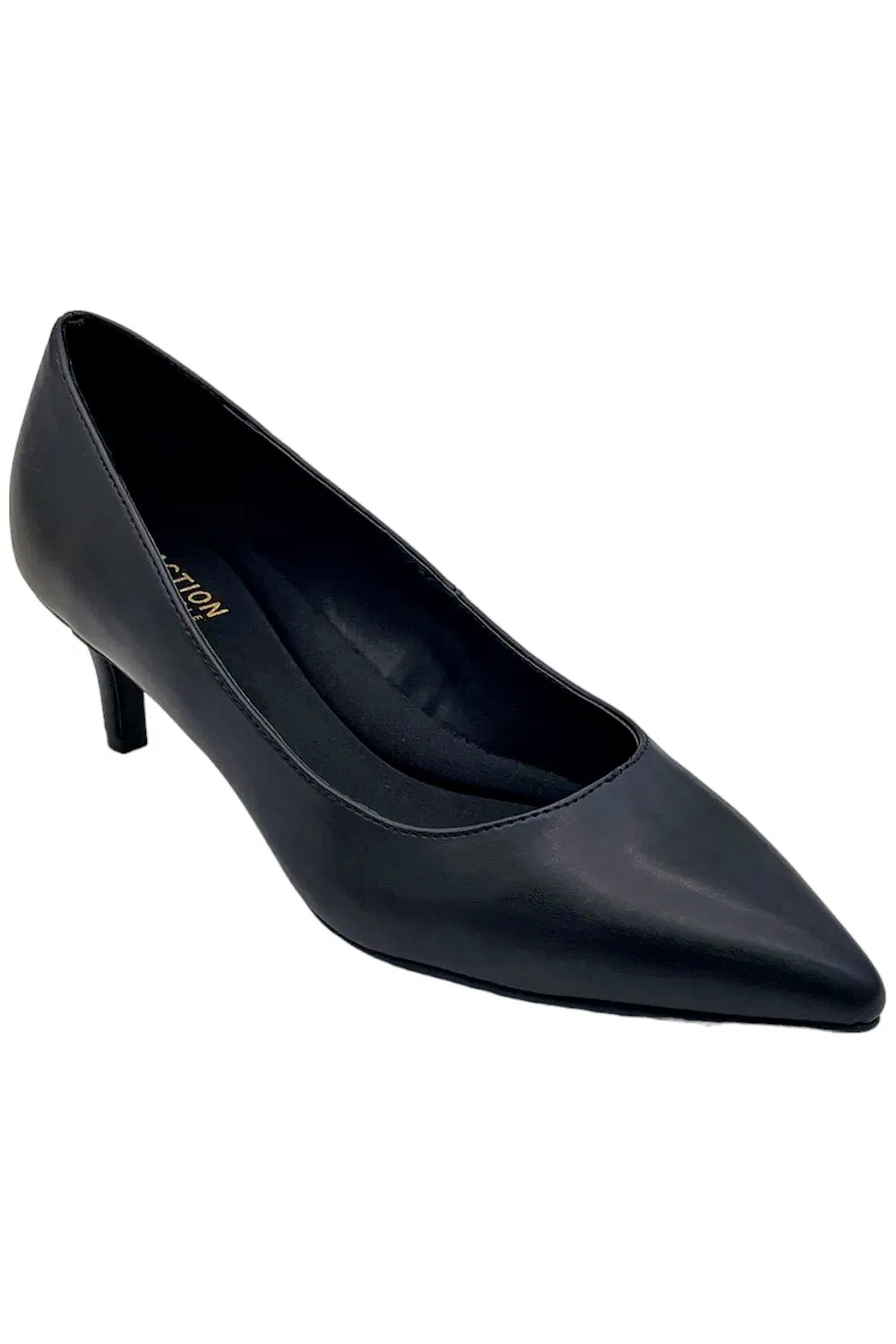 Kenneth Cole Reaction Womens Bexx Kitten Heel Pumps Black 5490₽