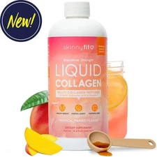 SkinnyFit Liquid Collagen Tropical Mango Flavor