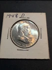 1948 D Uncirculated Franklin Half Dollar