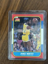 1986-87 Fleer - James Worthy #131 - Rookie Card. rookie card picture