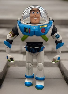 2001 Toy Story Buzz Lightyear 'Search&Rescue' Disney WORKING! Missing Jet Pack