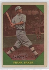 1960 Fleer Baseball Greats Home Run Baker Frank Baker #41 HOF 18re