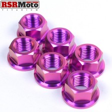 Pécé Suzuki GSXR600 GSXR750 Pignon Arrière En Titane Écrous, 2011-2019, Violet