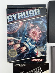 Gyruss Nintendo NES Game 1989 CIB Complete with manual Boxed Vintage Vtg Shooter