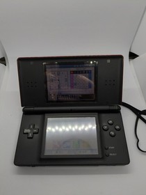 Rare iQue DS Lite Dragon Edition Crimson Black China Exclusive Nintendo - Tested