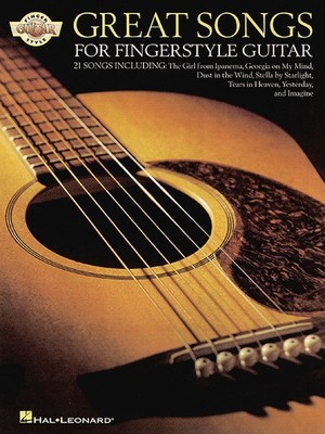 Great Songs for Fingerstyle Guitar Tab Intermediate Sheet Music Lyrics Book