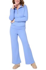 Joy Performance Women's Buttersoft 2pc Half Zip Top & Pant Set Blue