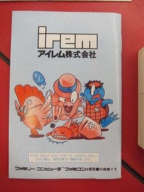 Labyrinth Island Famicom Game with Manual & Postcard, Box Damage, Grade B