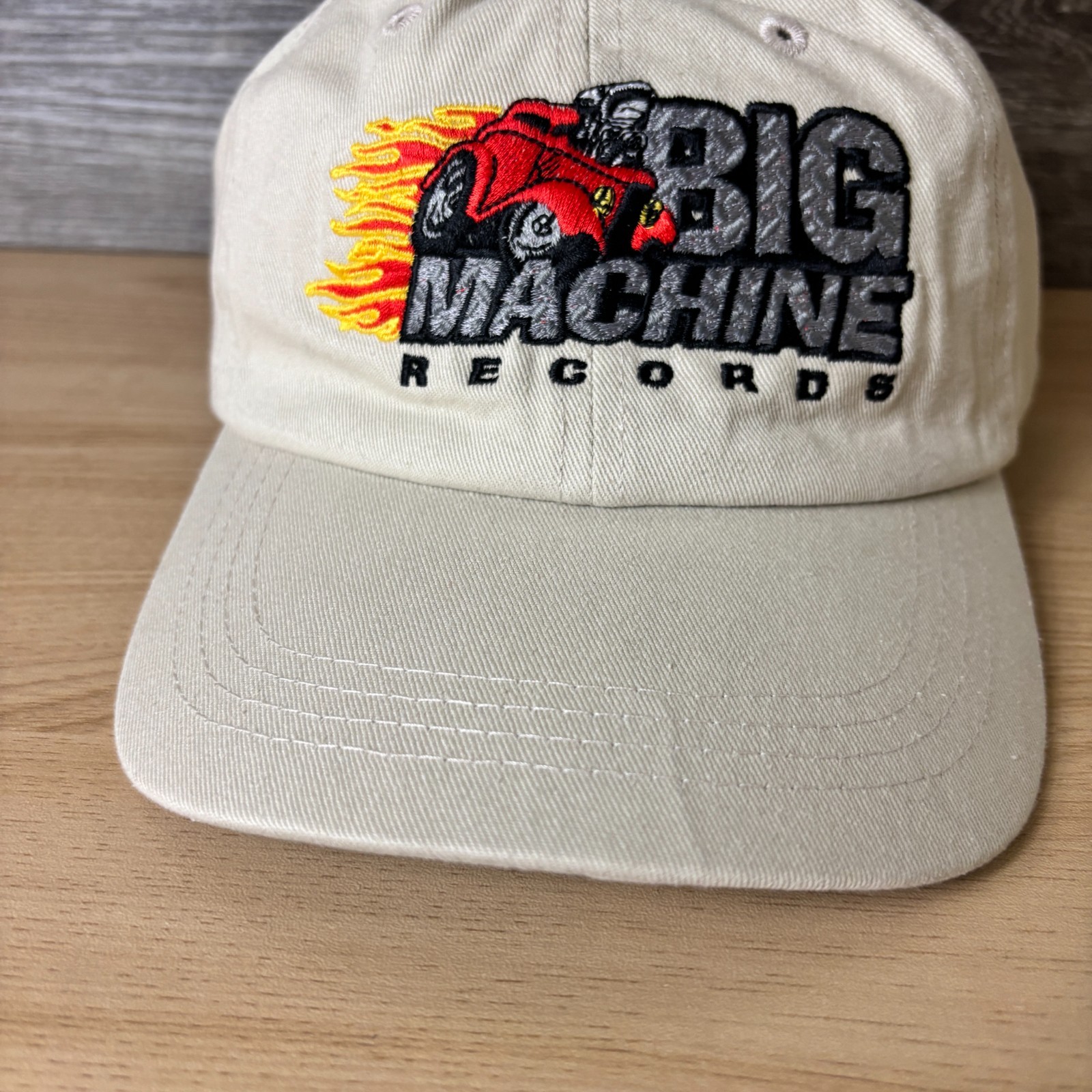 Big Machine Records Hat Cap Strap Back Brown Beig… - image 3