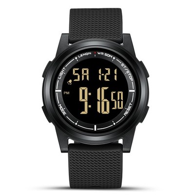 Mens Digital Sports Watch Waterproof LED Large Face Wrist Watch Alarm