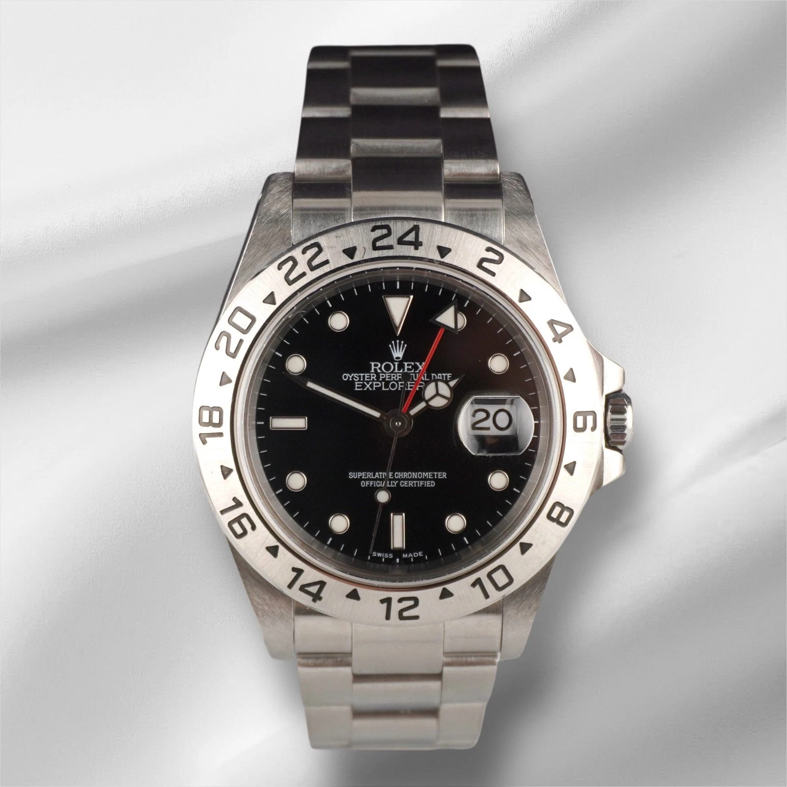 Rolex — Rolex 40mm Explorer II Black Dial Automatic Stainless Steel Men's Watch 16570