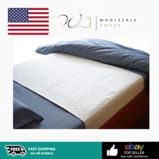 Cotton Top-Layer Reusable Tuckable Underpads Incontinence Bed Pads Queen 34"X60"