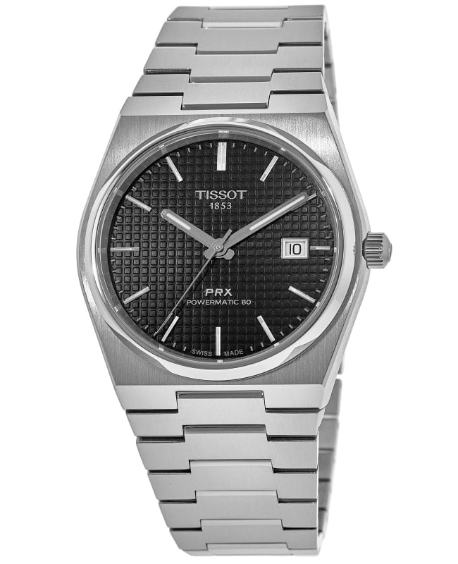 7/20迄出品コメントお願いします！Tissot prx ブラックダイヤル Tissot PRX Powermatic 80 T1379079720100 Carbon fiber Black