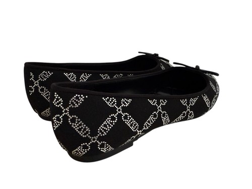 Michael Kors MK Schuhe Ballerina Nori Flex Flat Schwarz Silber Größe 38 39 NEU - Bild 6 von 12