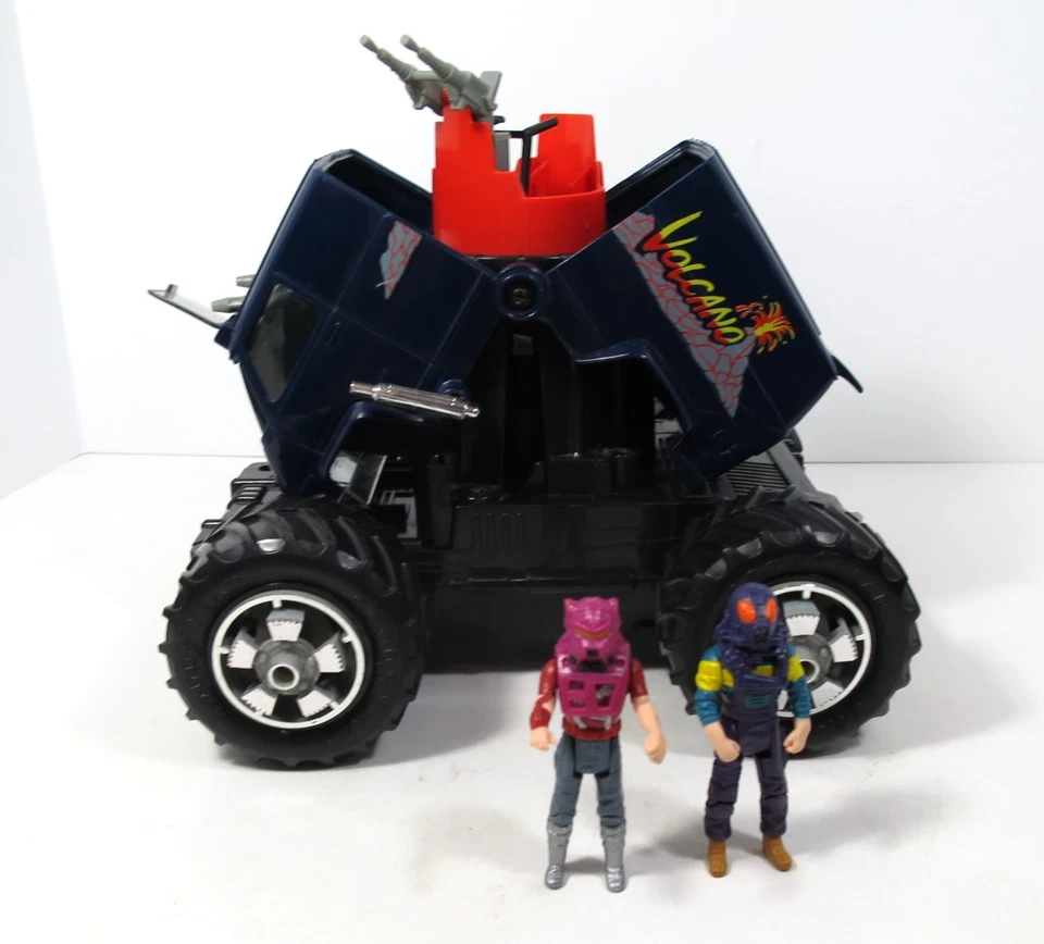 Máscara Kenner Volcano Monster Van techo corredizo roto de colección 86 funcionando completa leer plz Foto 3 de 4