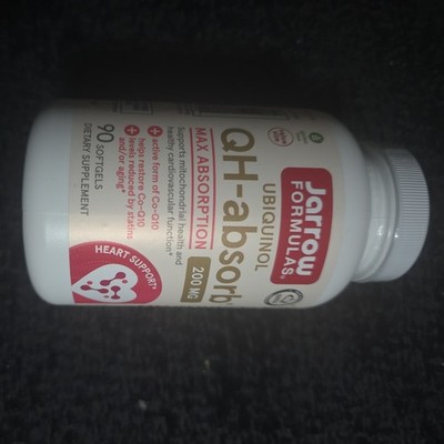 Jarrow Formulas Ubiquinol QH-Absorb Max Absorption 200 mg 90 Softgels QH absorb