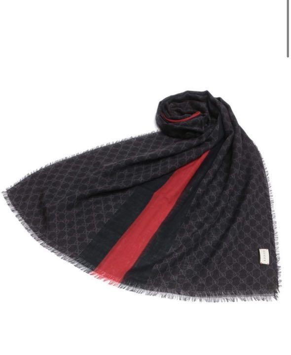 Gucci Men's Black Scarf Stole New Luxury Fashion Accessory