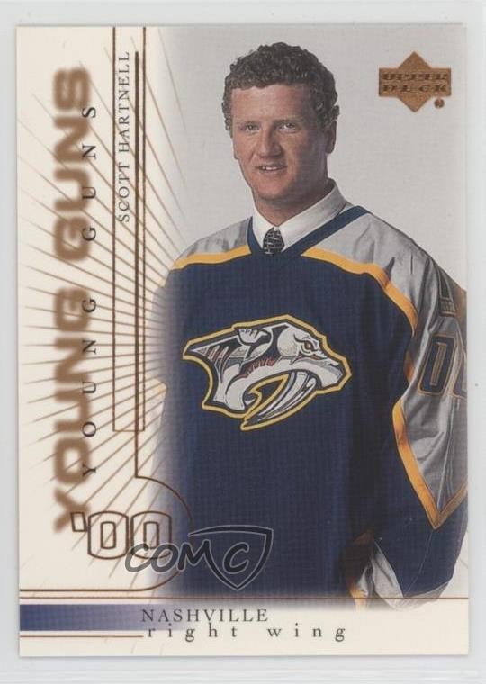 2000-01 Upper Deck Young Guns Scott Hartnell #226 Rookie RC 03uh