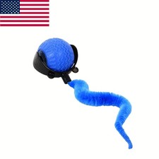 Interactive Cat Toy Ball USB Rechargeable w/ Tail Smart Motion Pet Toys Indoor