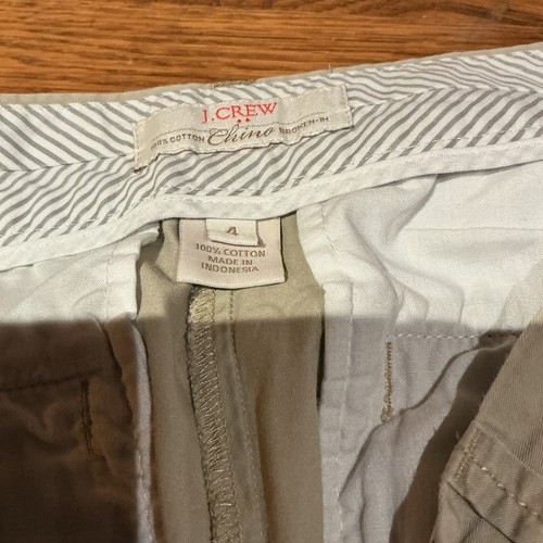 J. Crew Chino Ladies Size 4 Shorts Preppy Tailored Retro - Picture 3 of 3