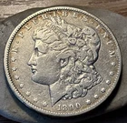 1890-CC $1 Morgan Silver Dollar Carson City