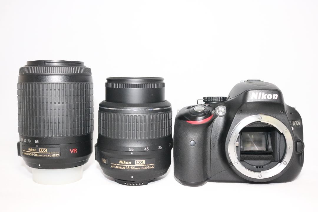 Nikon D5100 18-55mm VR 55-200mm wレンズ Kit Amazon | Nikon デジタル一眼レフカメラ D5100 18-55VR レンズ