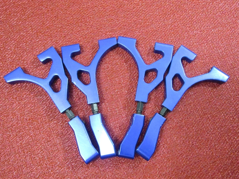 Losi LST AFT Integy Blue Aluminum A-Arms Set Of 8. 1/8 RC Monster Truck Parts - Image 3 of 4