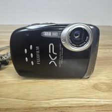 Fujifilm FinePix XP10 Waterproof Shockproof Camera 12MP 5x Zoom Black Tested