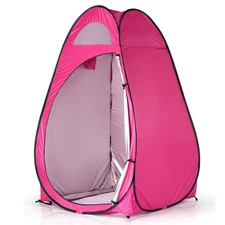 1/2 Person Portable Outdoor Pop-up Toilet Camping Dressing Room Privacy Shelter