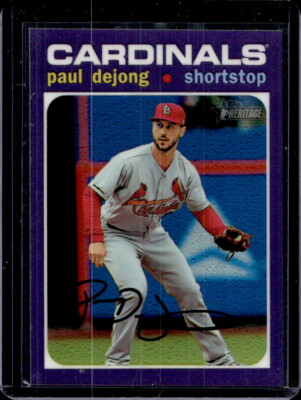 Paul DeJong 2020 Topps Heritage - Hot Box #476  - St. Louis Cardinals