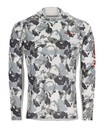 Chemise Simms Homme 2XL Manches Longues - Gris Coton, Pêche Et Outdoor