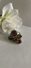 multicolor rhinestone stretch ring