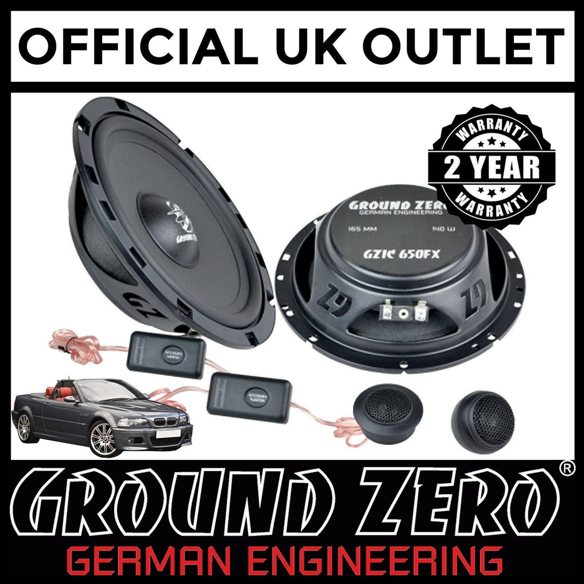 BMW 3 Series E46 Ground Zero Front Door 6.5