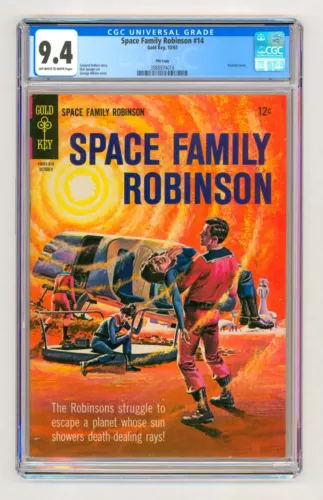 1965 Lost in Space Family Robinson #14 Gold Key CGC 9.4 Random House File Copy