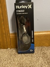 HURLEY ADULT PERFORMANCE STINGRAY SWIM GOGGLES NEW IN PACK