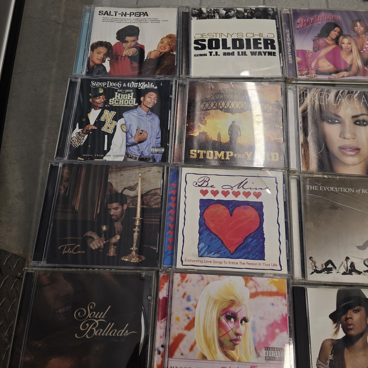 Lot Of 22 Rap, R&B Mixed CD's; Beyonce, Aaliyah, Salt And Pepper