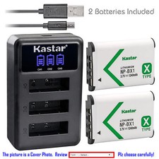 NP-BX1 Battery or Triple charger for Sony Cyber-shot DSC-RX100M2 RX100M3 RX100M4
