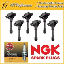 Quality Ignition Coil & NGK Spark Plug 6PCS for 20-22 Nissan Frontier 3.8L V6