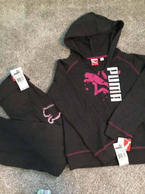puma hoodie and pants outfit NWT MSRP $80