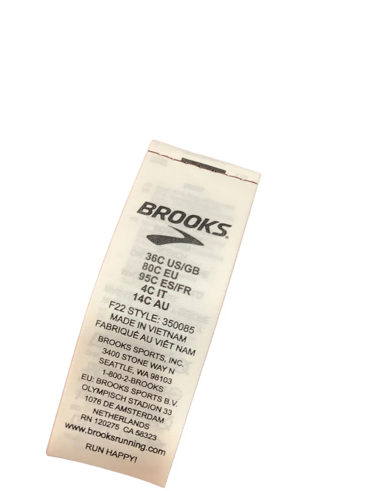 Sujetador deportivo BROOKS para mujer 36C espalda deportiva naranja óxido acolchado soporte alto usado en excelente estado Foto 4 de 4