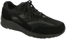 SAS Men's Shoes Journey Mesh Black 14 Wide Comfort Lace Up Athletic Sneaker New