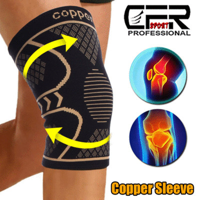 Kupfer Kniebandage Kniestütze Kompression Arthrose Knieschmerzen Sport Fitness