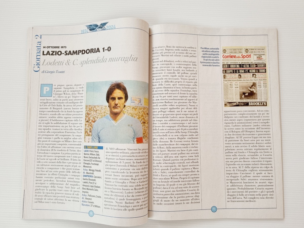 Guerin Sportivo N°49 - Décembre 1975 - Lazio, Maestrelli - Magazine Football Vintage
